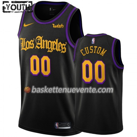 Maillot Basket Los Angeles Lakers Personnalisé 2019-20 Nike City Creative Swingman - Enfant
